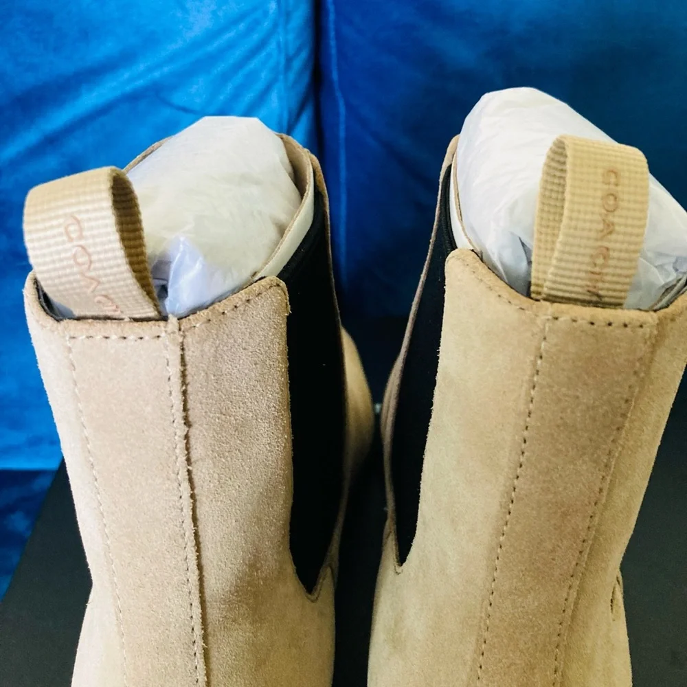 NWT COACH GRAHAM CHELSEA MEN BOOTS
